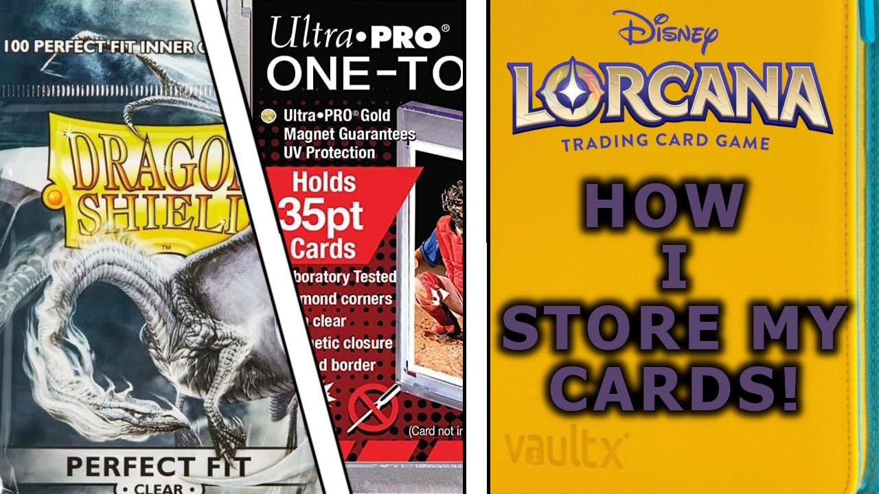 Lorcana - What I use to store my cards!