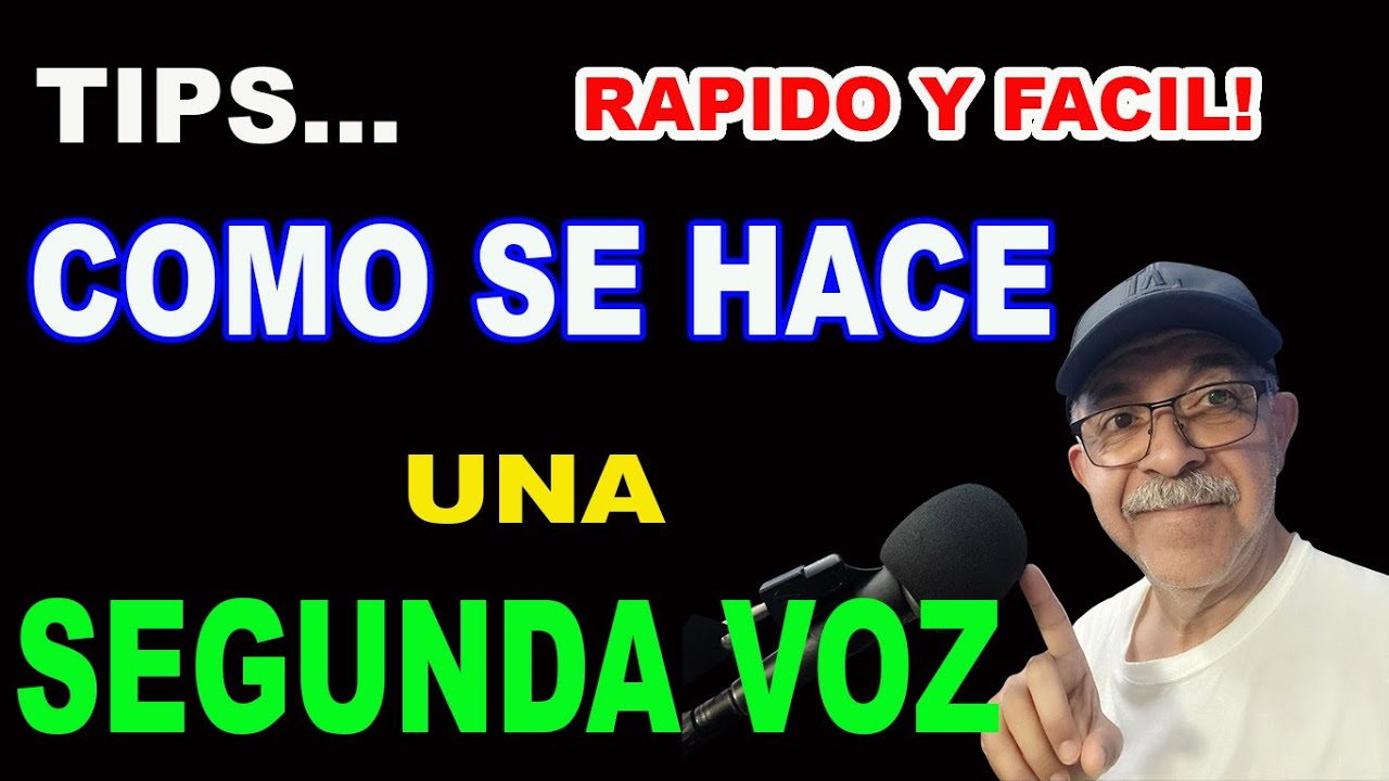 CÓMO HACER SEGUNDAS VOCES -TIP RAPIDO Y SENCILLO-