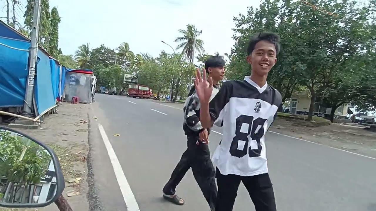 🔴4K Keliling Pangandaran Suasana Hari Senin Jempling - Hotel Untuk Rombongan 0813-1206-0518