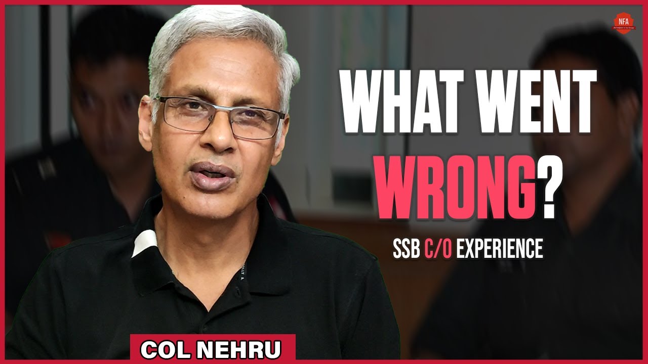 Reasons Why He Got Conference Out in SSB | Col Nehru Ex IO 17 SSB