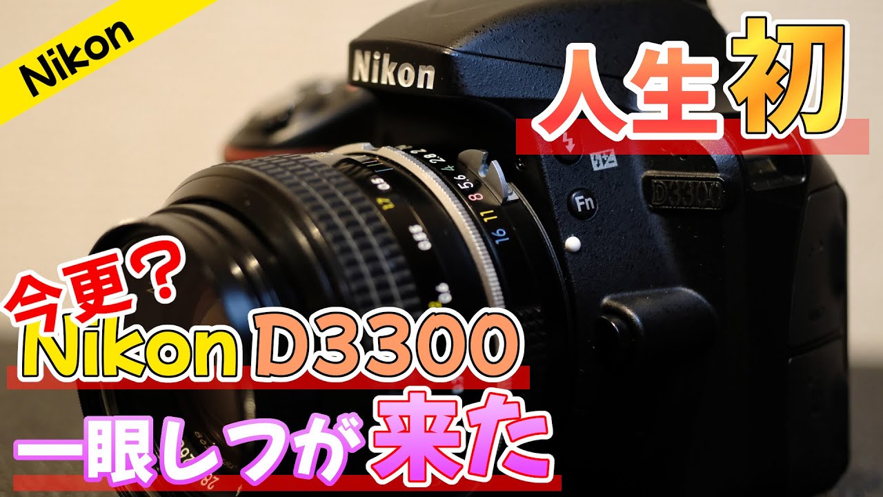 【Nikon】私が8年前の一眼レフを今さら買った理由 | Nikon D3300 | New Nikkor 50mm F1.4 | Micro Nikkor 55mm F2.8S