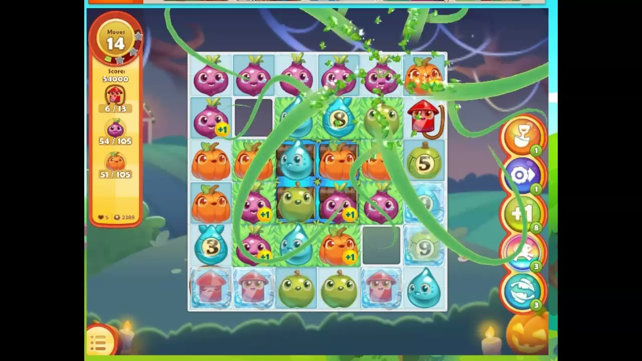 Farm Heroes Saga Level 2288 No Boosters