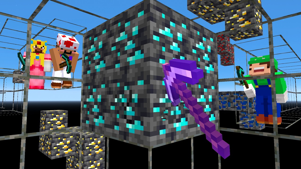 Minecraft Manhunt, But I Secretly Xray...