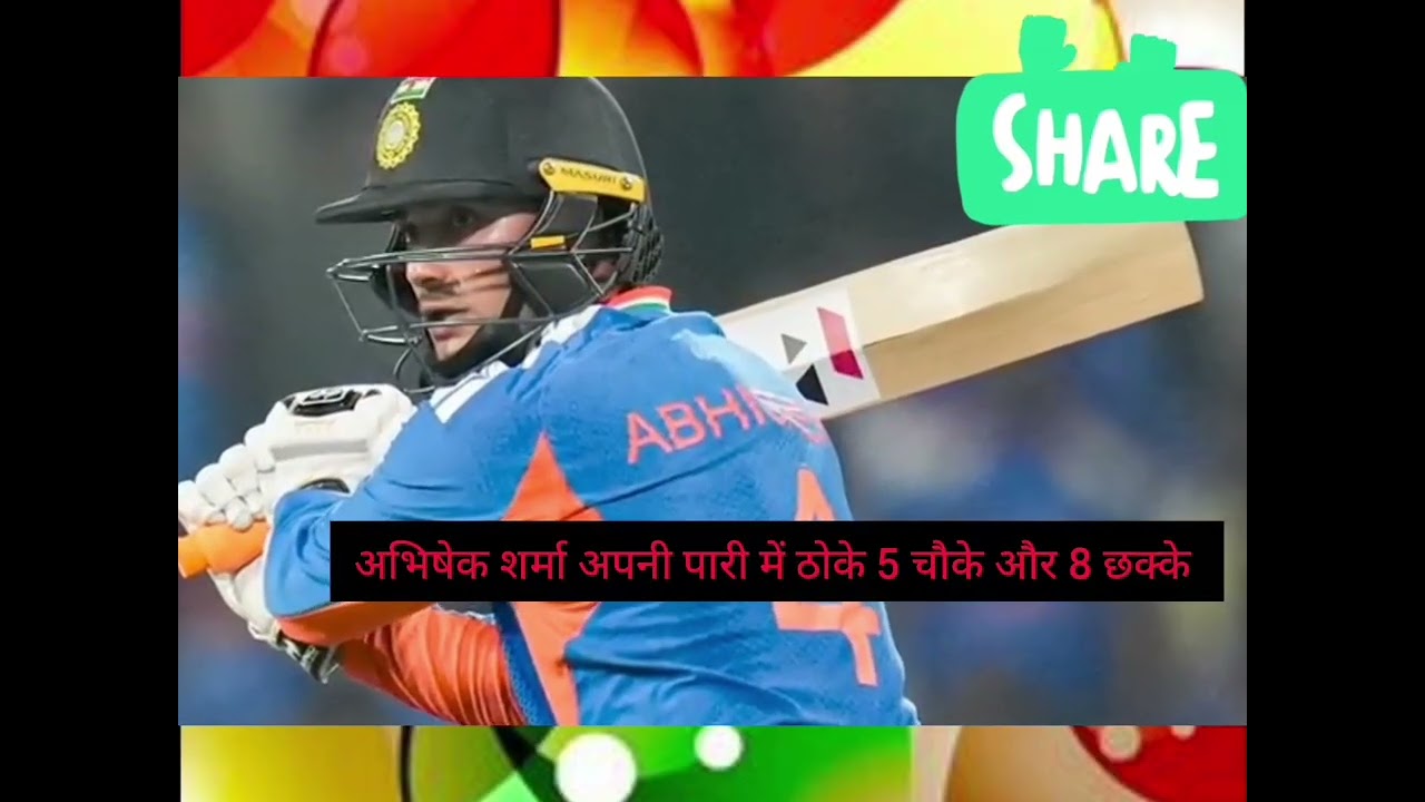 Abhishek Sharma on the fire (shera sharma )
