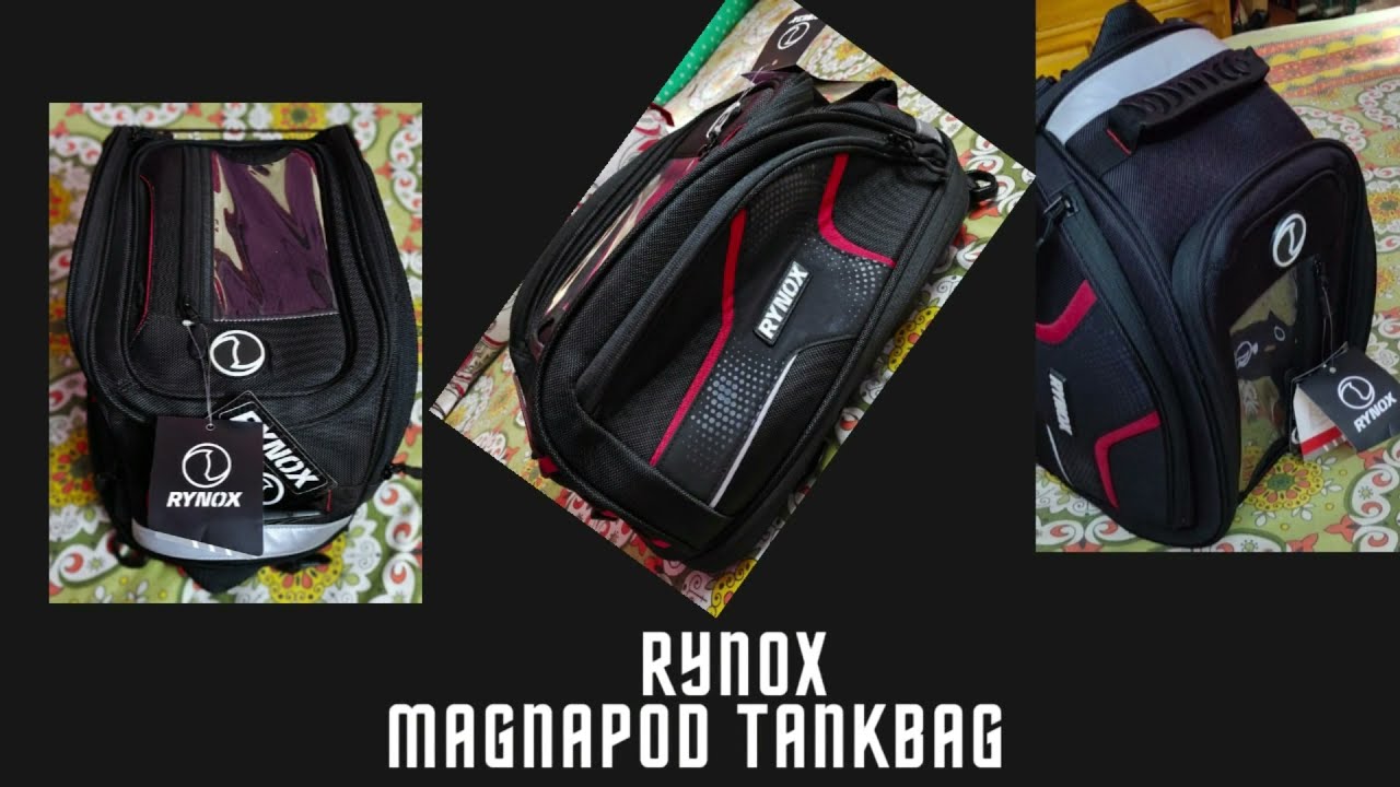 Rynox Magnapod Tank Bag (Unboxing)