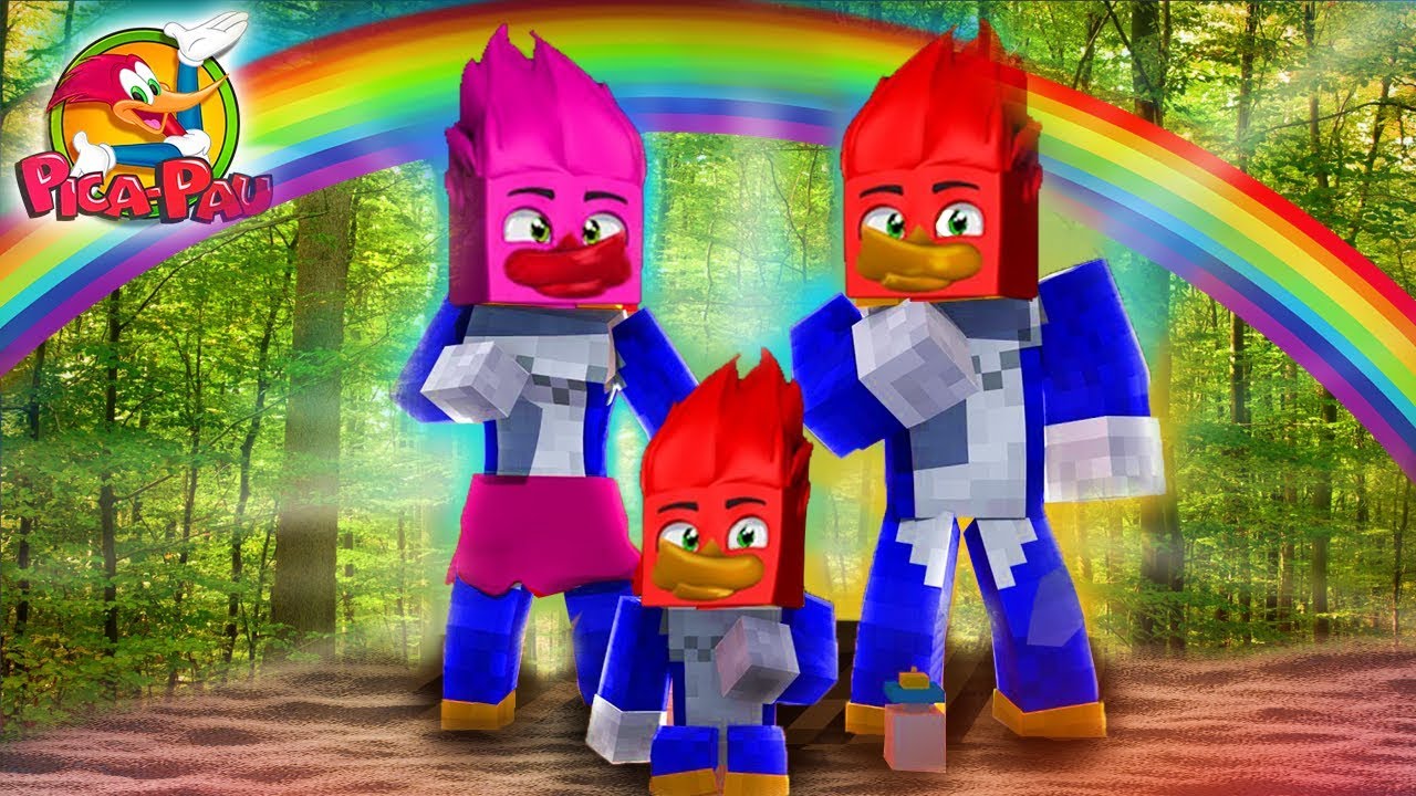Minecraft Who's Your Family? - A FAMÍLIA DO PICA-PAU ( Woody Woodpecker O Filme ) [ WIIFEROIZ ]