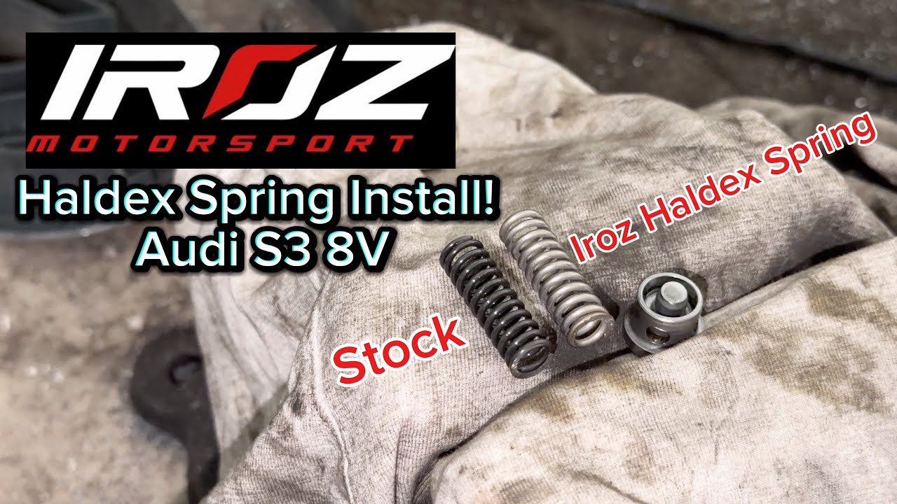 Установка пружин IROZ Haldex на мой Audi S3 8V!
