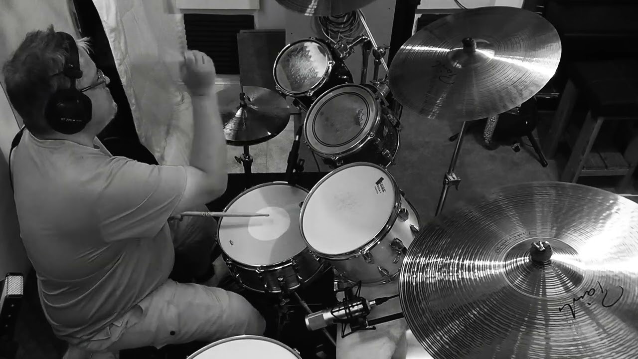 Tracking Drums for the song 'Lockdown' by the Restless Gentlemen.