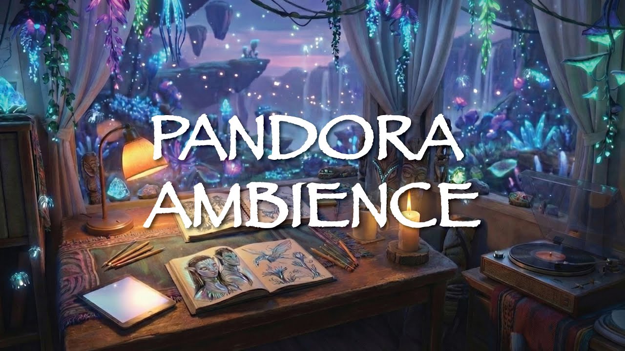Avatar-Inspired Pandora Ambience 🌌 | Chill Music for Focus, Study & Sleep