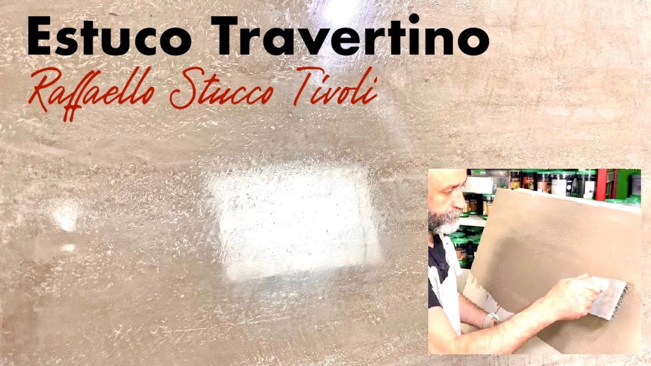 COMO HACER UN ESTUCO TRAVERTINO, Raffaello stucco Tivoli de OIKOS