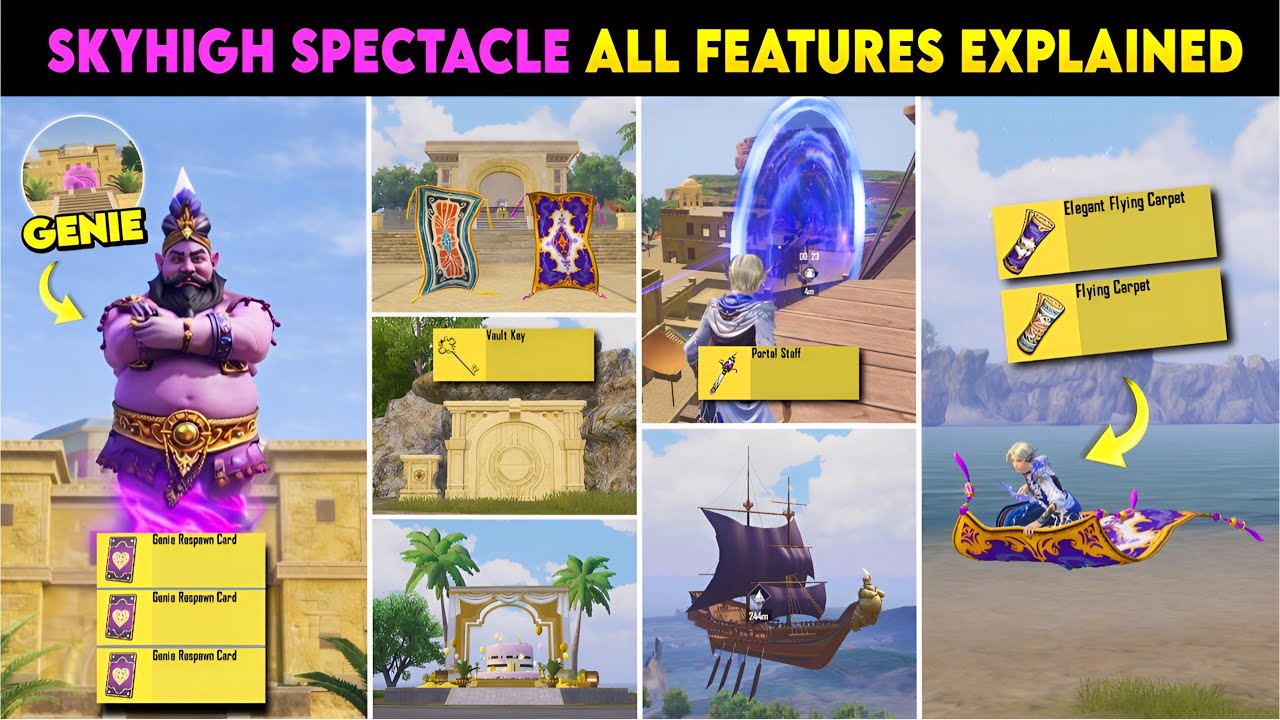 Skyhigh Spectacle (Genie Mode) All Features Explained | AYEZA YT
