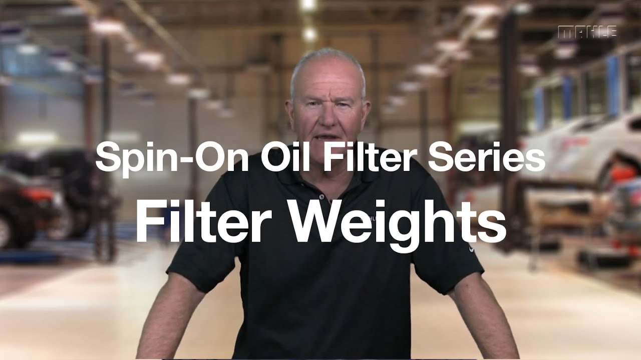 Spin-On Oil Filter Series: Filter Weights