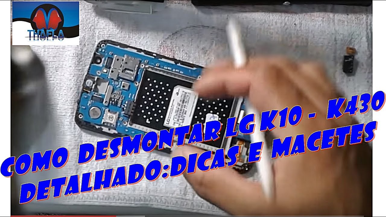 Como trocar Tela LG  K10,  K430 Detalhado para você mesmo fazer