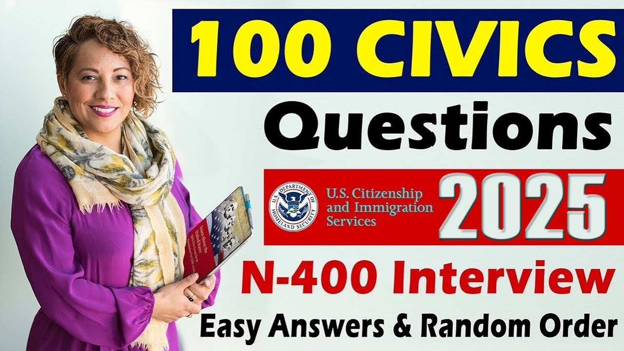 2025 🆕 100 вопросов по обществознанию для собеседования на гражданство США [версия 2008 года] ПРО...