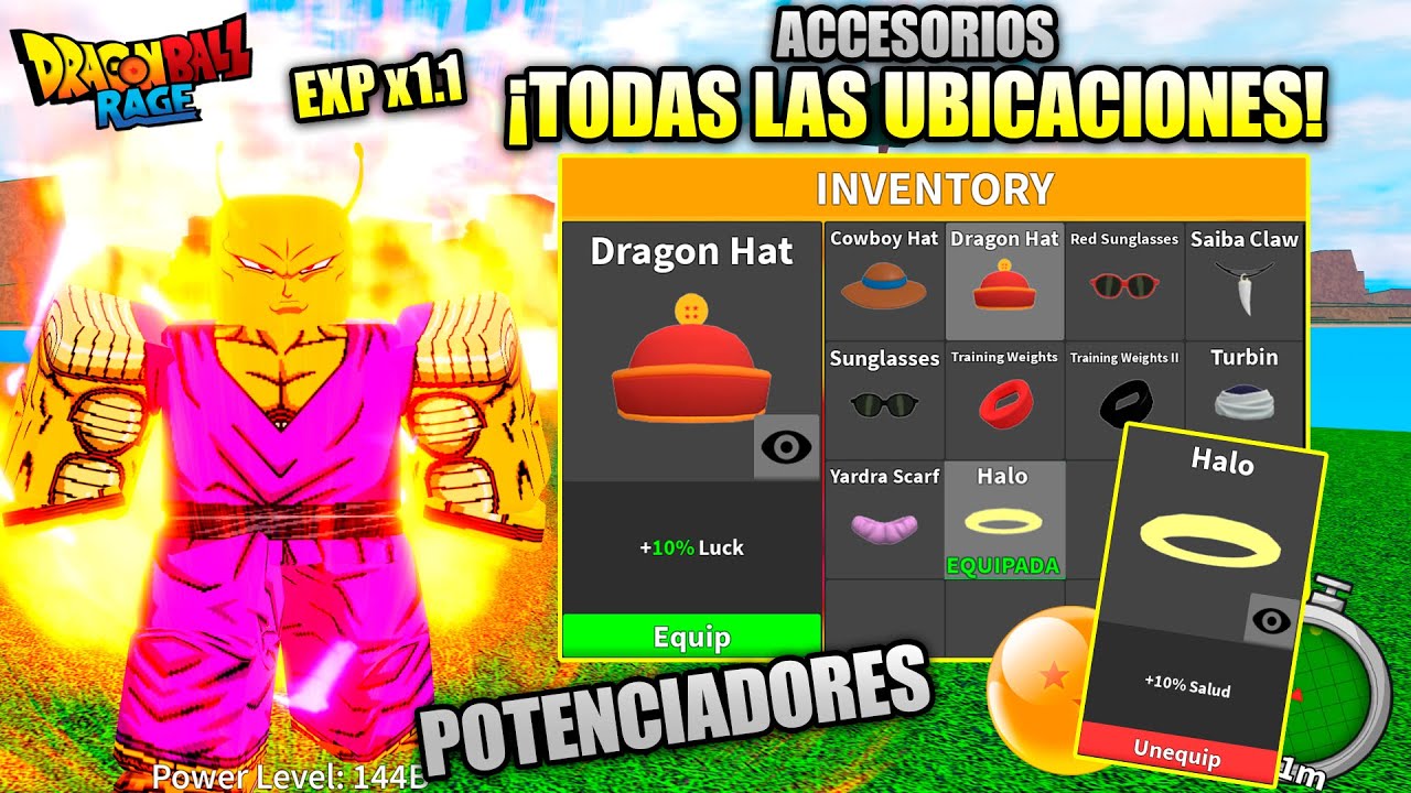 [TIENDA ZENI] ¡TODAS LAS UBICACIONES DE LOS ACCESORIOS!🤩 DRAGON BALL RAGE