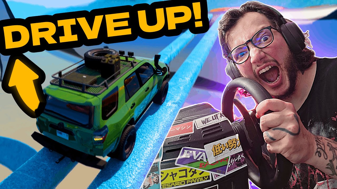 Only Up თამაშში BeamNG DRIVE - DRIVE UP ჩელენჯი