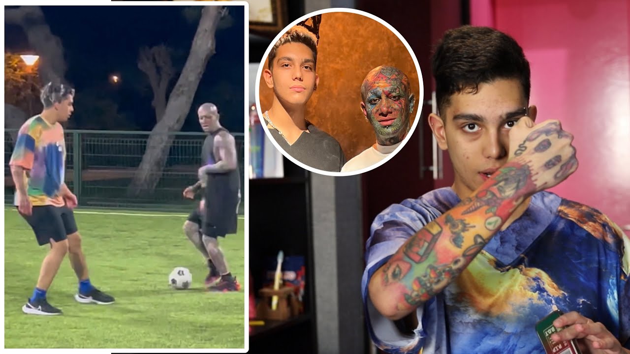 فیلم پخش شده فوتبال امیرتتلو و بند❌منو با زور بردن فوتبال در شرایط غیر انسانی⚽️