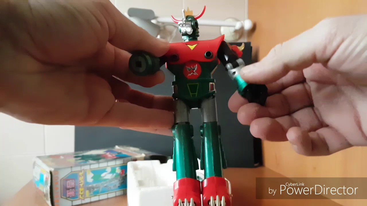 Recensione Diecast Super Robot GOKAISER  vintage toy anni 80 GUNPLA ITA