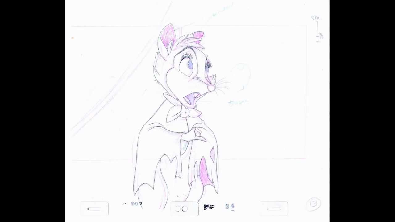 Secret of Nimh Brisby Pencil Test sc34