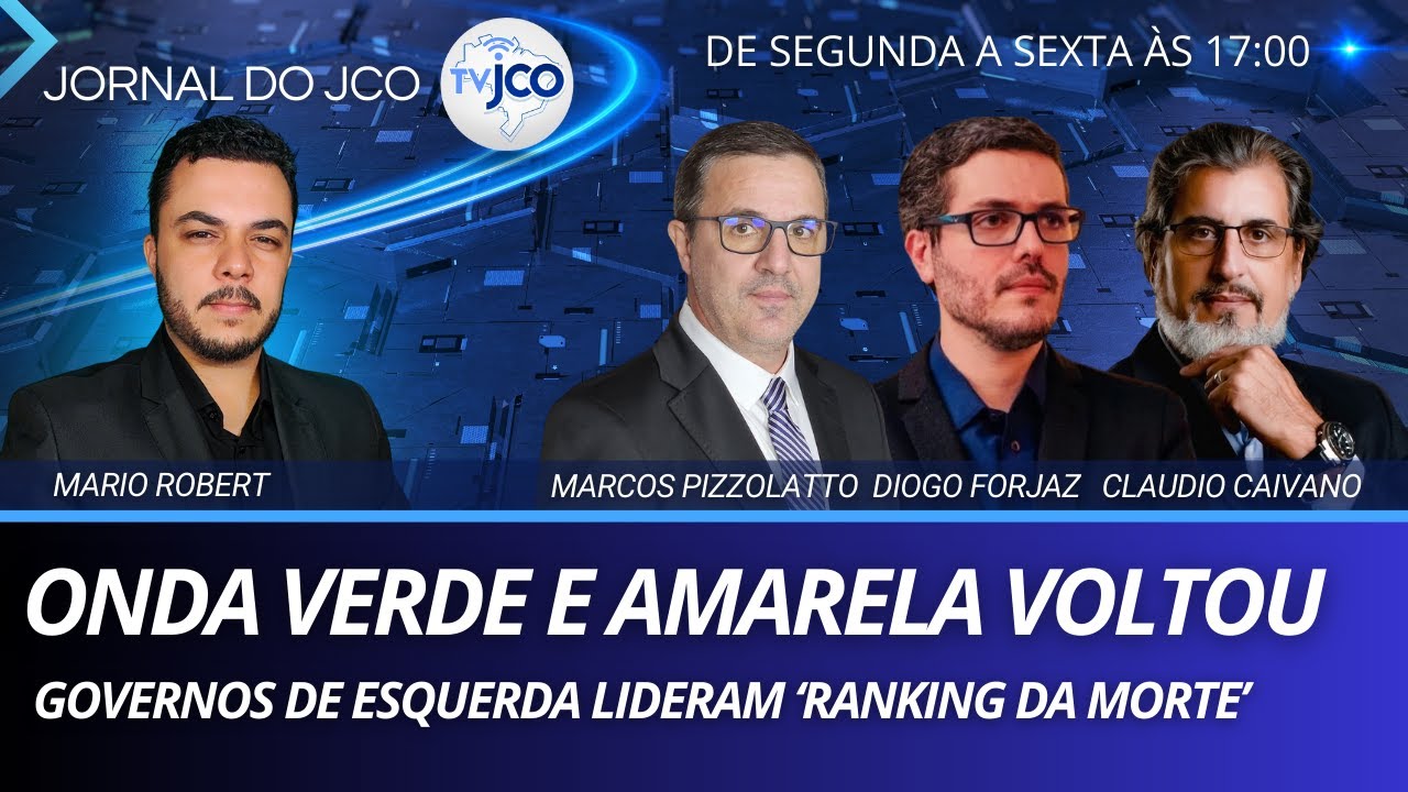ONDA VERDE E AMARELA VOLTOU / GOVERNOS DE ESQUERDA LIDERAM 'RANKING DA MORT4' - 26/01