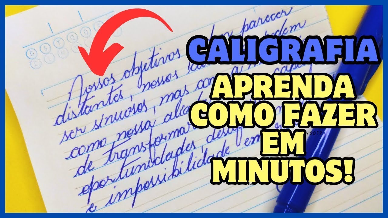 📈SURPREENDENTE Como ter uma Letra BONITA em 24 HORAS