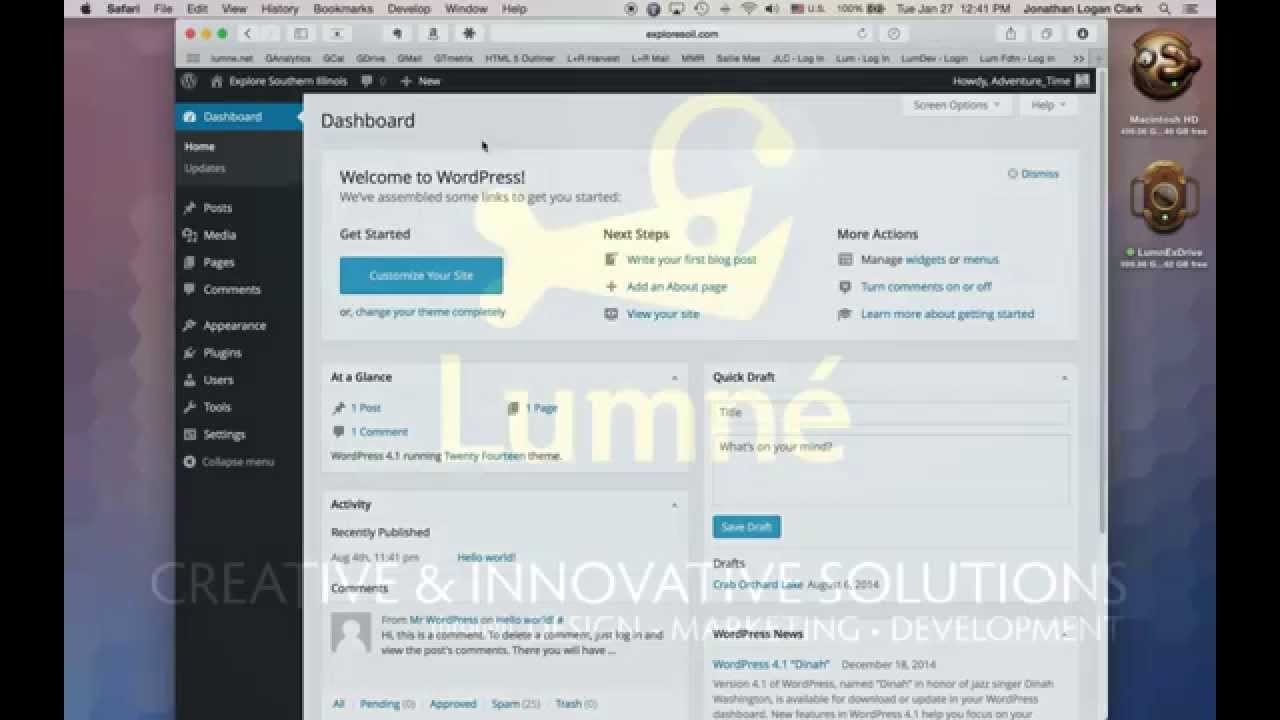 How to login to a WordPress Administration Panel