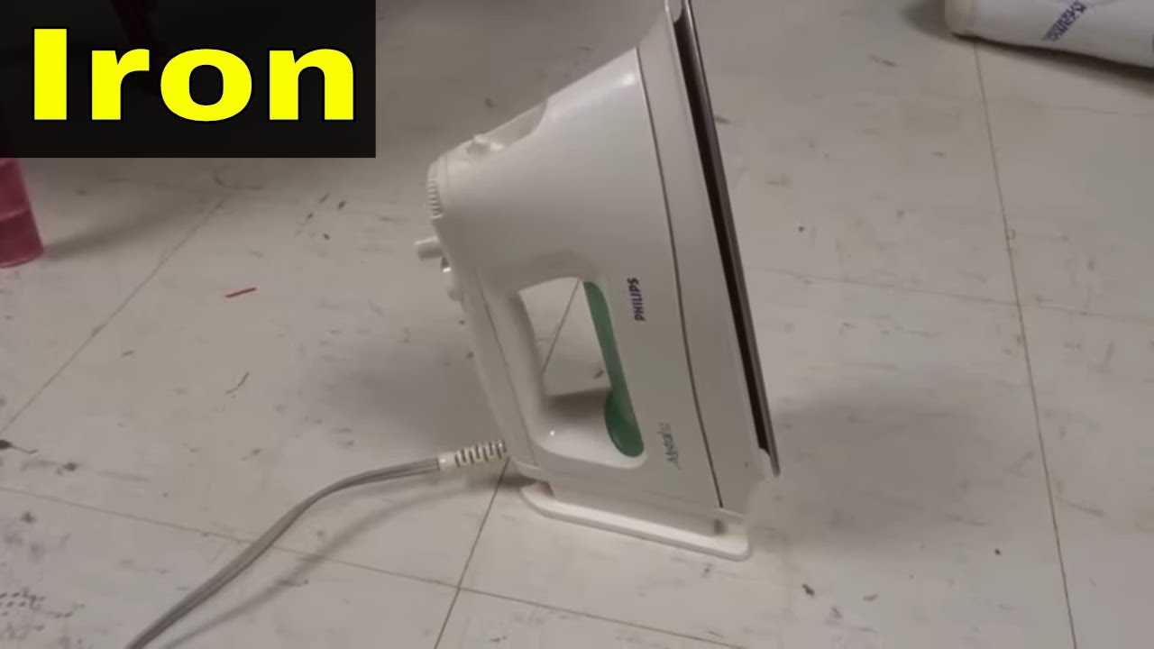 How To Use An Iron-Tutorial