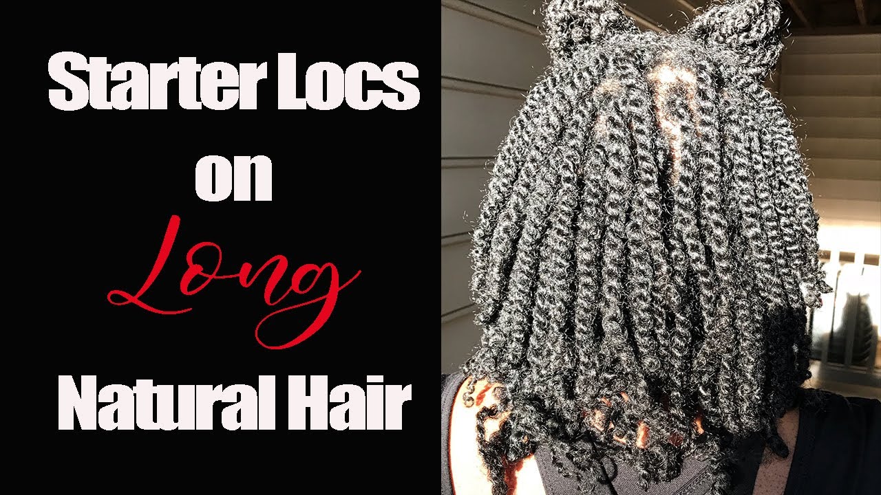 STARTING LOCS ON LONG, NATURAL HAIR | TWO STRAND TWISTS