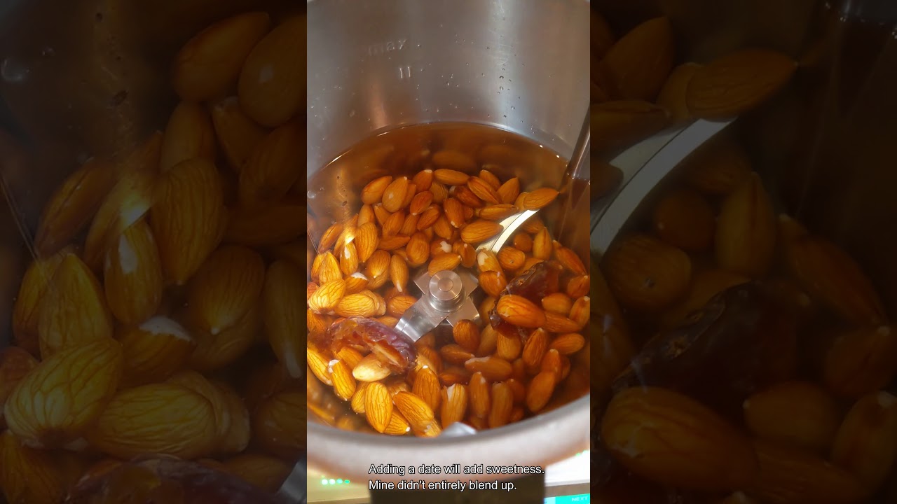 Making Almond Milk in My Thermomix