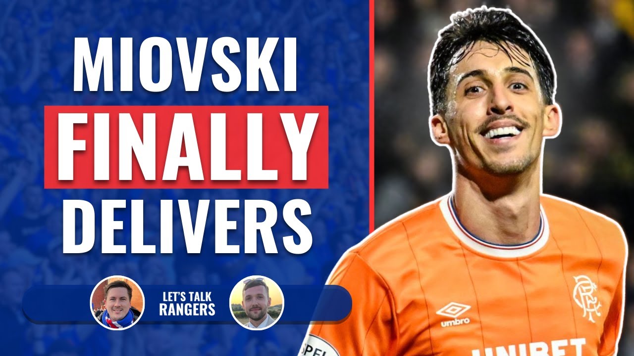 Bojan Miovski Finally Delivers for Rangers