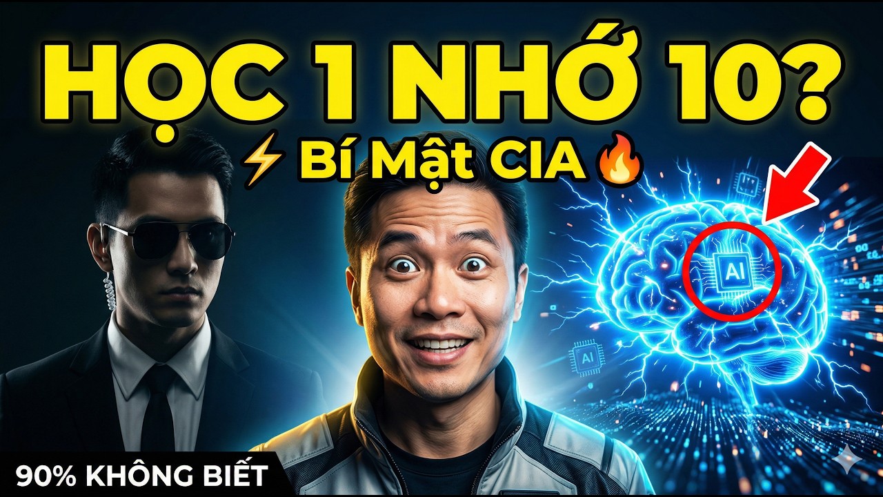 5 Cách Học Nhanh Như Điệp Viên CIA – Học 1 Nhớ 10.