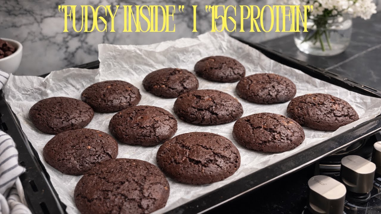 Introvert in the Kitchen┃Quiet High-Protein Chocolate Cookies Brownies That Actually Taste Good 🍫🤍