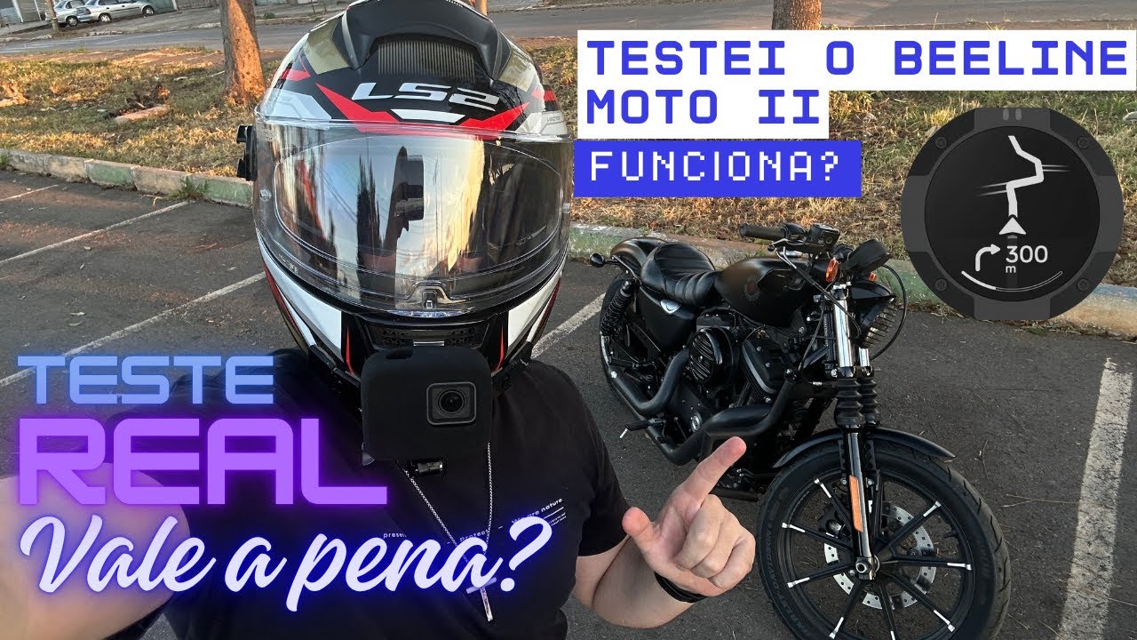 Nunca vi um GPS Assim! Beeline Moto 2 em Uso Real (meu novo GPS)