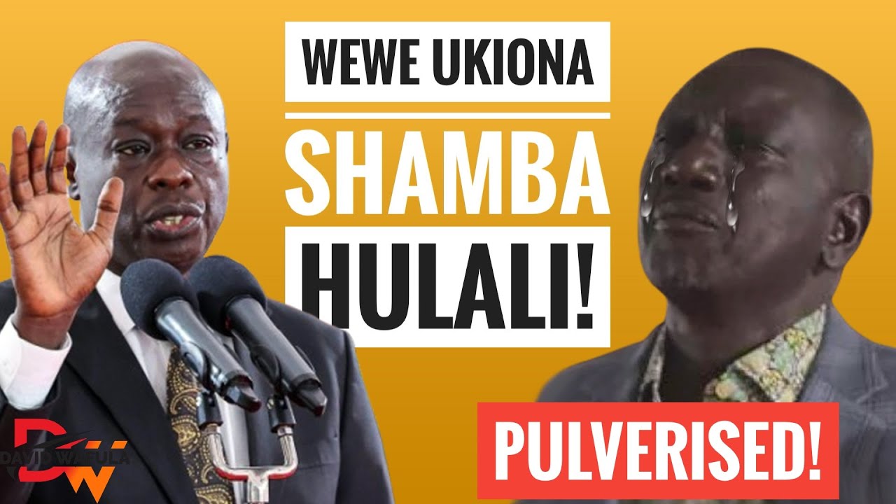 STATEHOUSE ON HIGH ALERT AFTER RIGATHI DEMOLISHES RUTO IN KAJIADO!