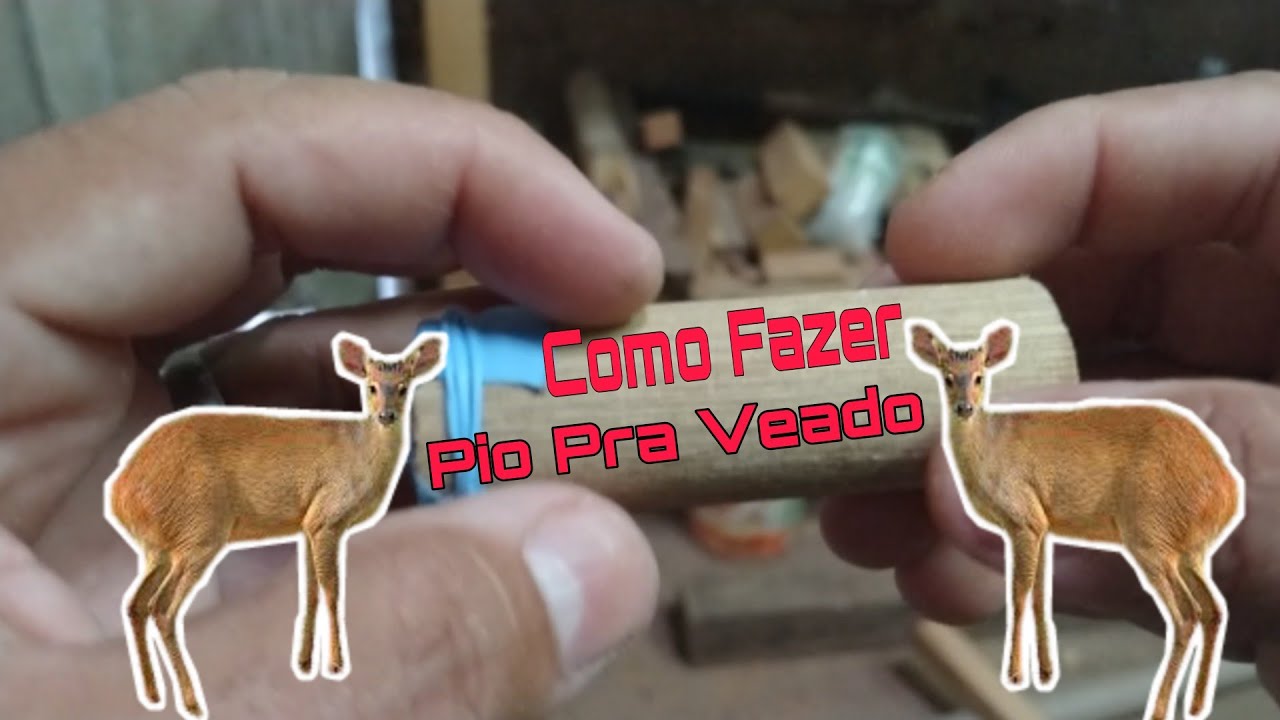 #Veadomateiro #Veadocatingueiro INÉDITO! COMO FAZER PIO DE VEADO