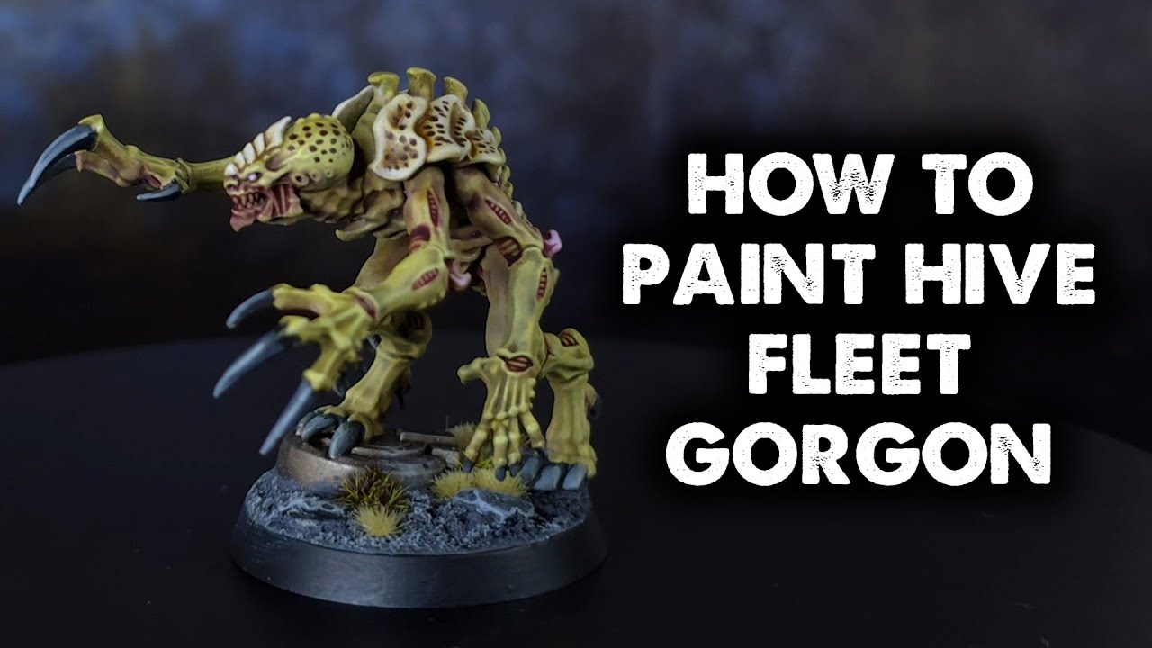 How to paint Hive Fleet Gorgon   Warhammer 40k Tyranid painting tutorial
