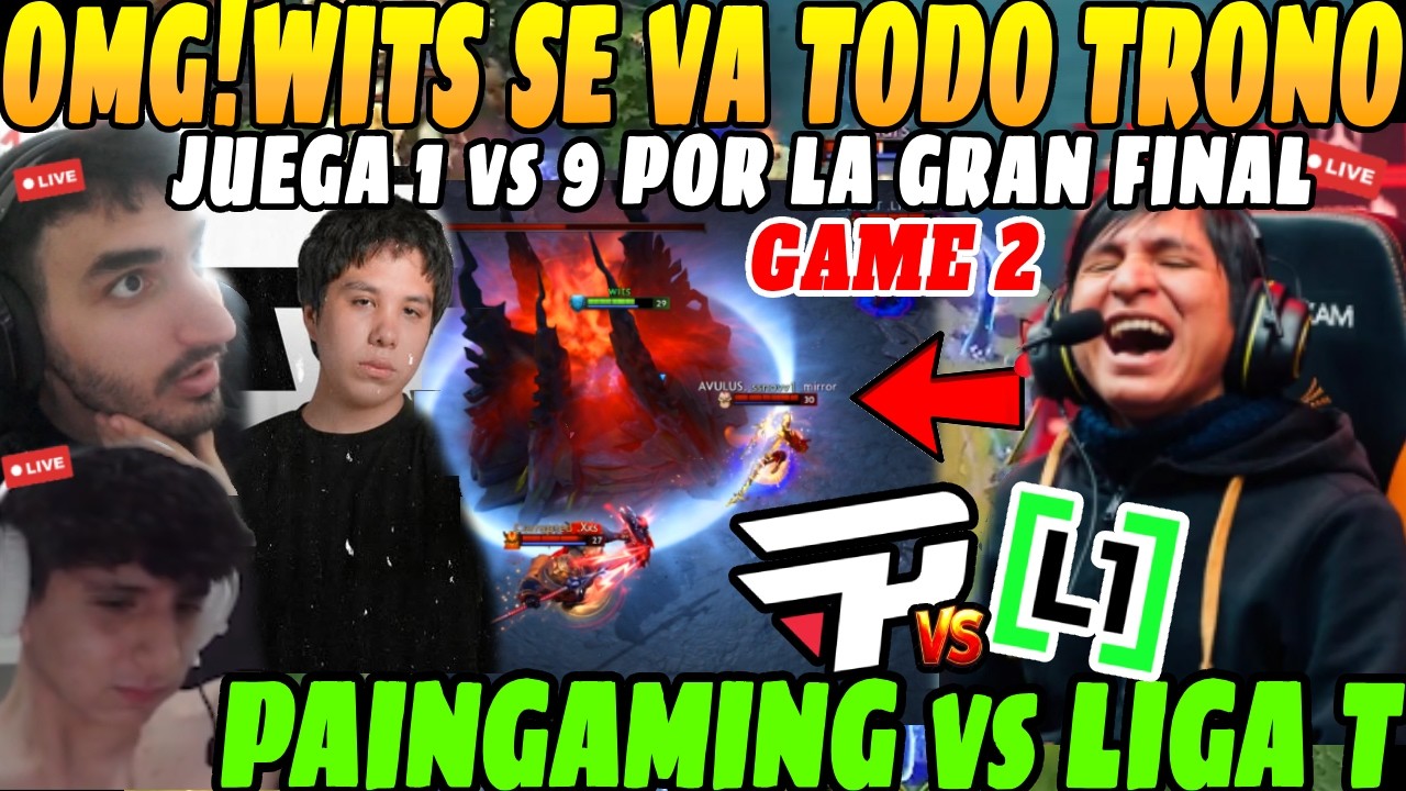😲Wits Morphling Hace JUGADA ÉPICA y va SOLO TRONO! PAIN GAMING vs LIGA TEAM GAME 2, Semi FINAL😲