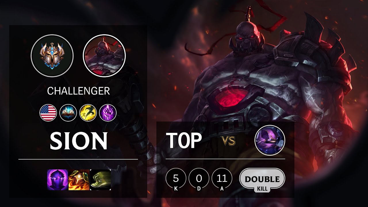 Sion Top vs Kennen - NA Challenger Patch 10.18