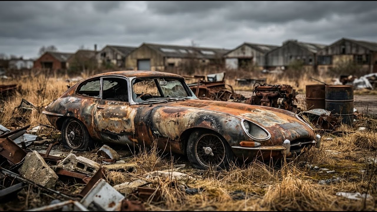 ASMR Car Restoration! Full Restoration of Abandoned 1965 Jaguar E-Type in Jungle