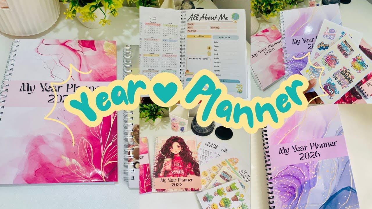 Viral ගිය 2026 Year Planner එක🌷| අලුත් අවුරුද්ද සාර්ථක වෙන plan එක #2026 #amor #smallbusiness 