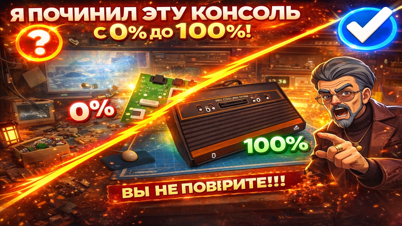 Я ВОССТАНОВИЛ ЭТУ КОНСОЛЬ С 0% ДО 100%… ЭТО БЫЛ АД! ReStory: Chill Electronics Repairs