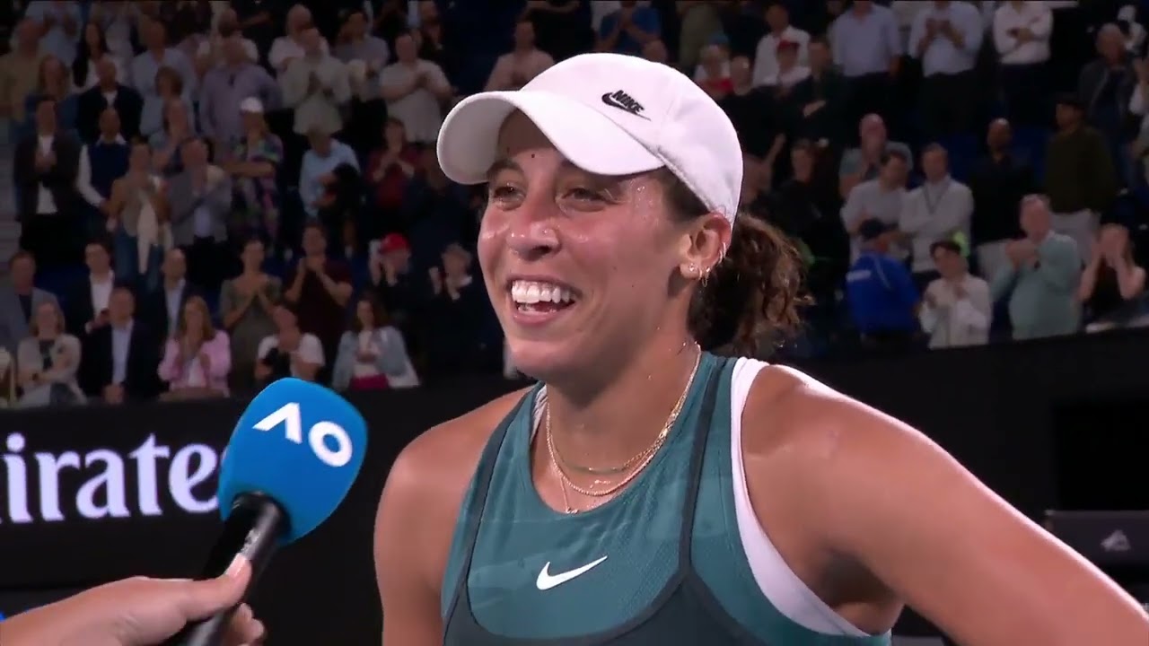 GREATEST SEMIS MATCH EVER!? 🤯 Madison Keys reacts to defeating Iga Swiatek | 2025 Australian Open