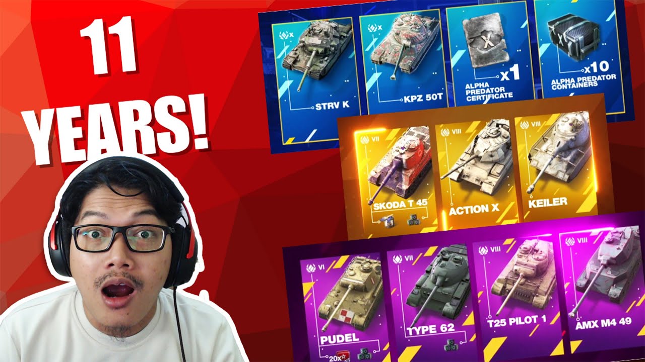 FREE TANKS! - Opening Birthday Gift 1-11 Years!