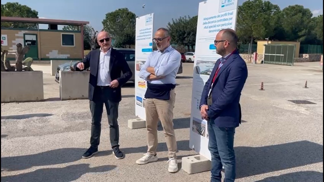 Terzo lotto Ex Discarica Invito a sopralluogo congiunto Amministrazione comunale  Linea Ambiente