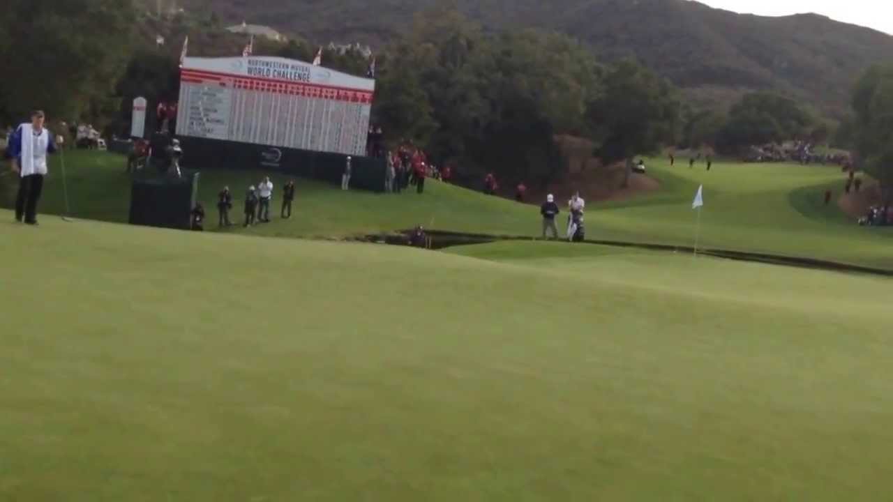Zach Johnson hole out Tiger Woods World Challange