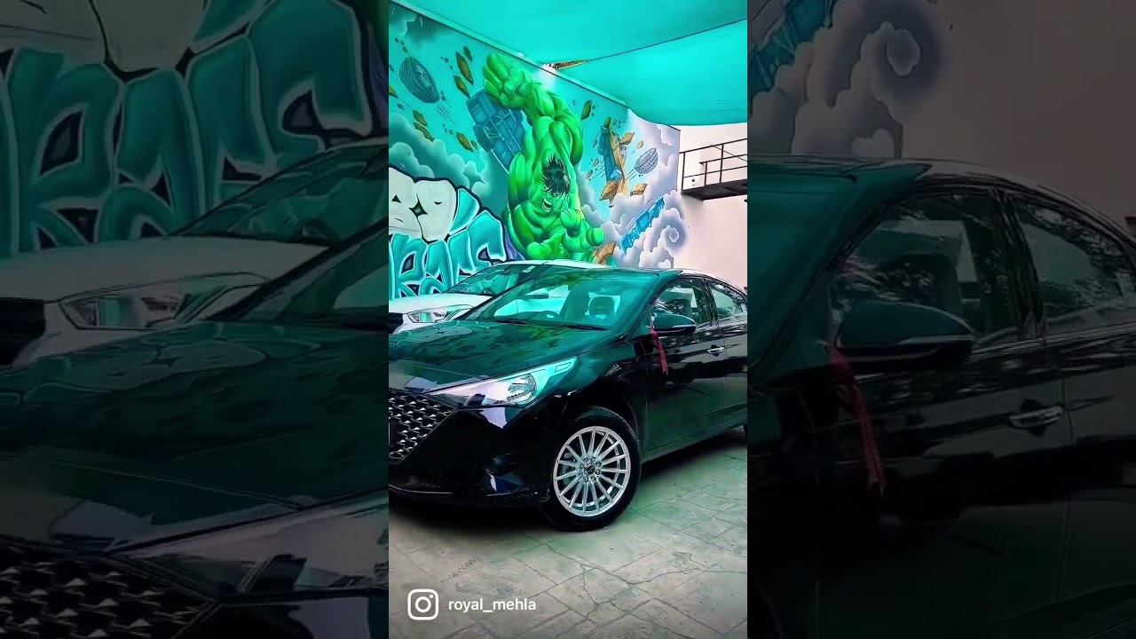 Subscribe🙏new Verna s plus 2022 🔥, upgraded with alloy wheels #shorts #youtubeshorts #verna