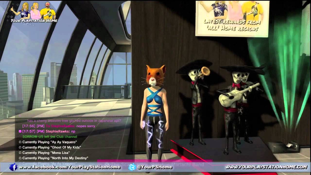 PlayStation Home Active items - The Scary-achis Skeleton Mariachi Band