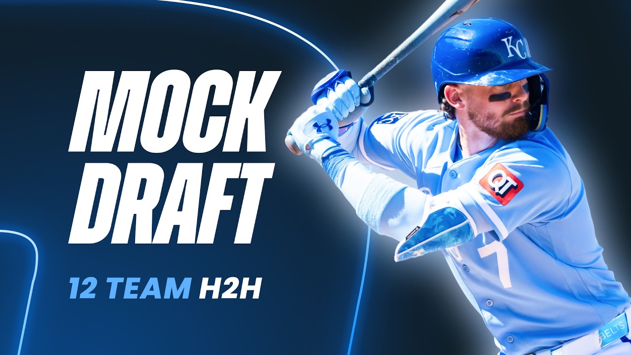 Fantasy Baseball Mock Draft: Expert Picks for 12-Team H2H Leagues (2026)