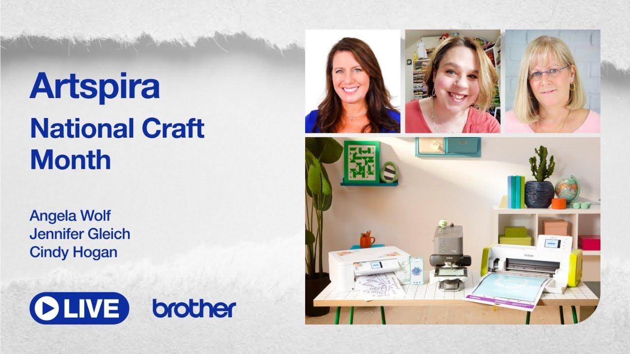 EP 572: Spring Artspira Webinar! National Craft Month with Angela, Jennifer, and Cindy