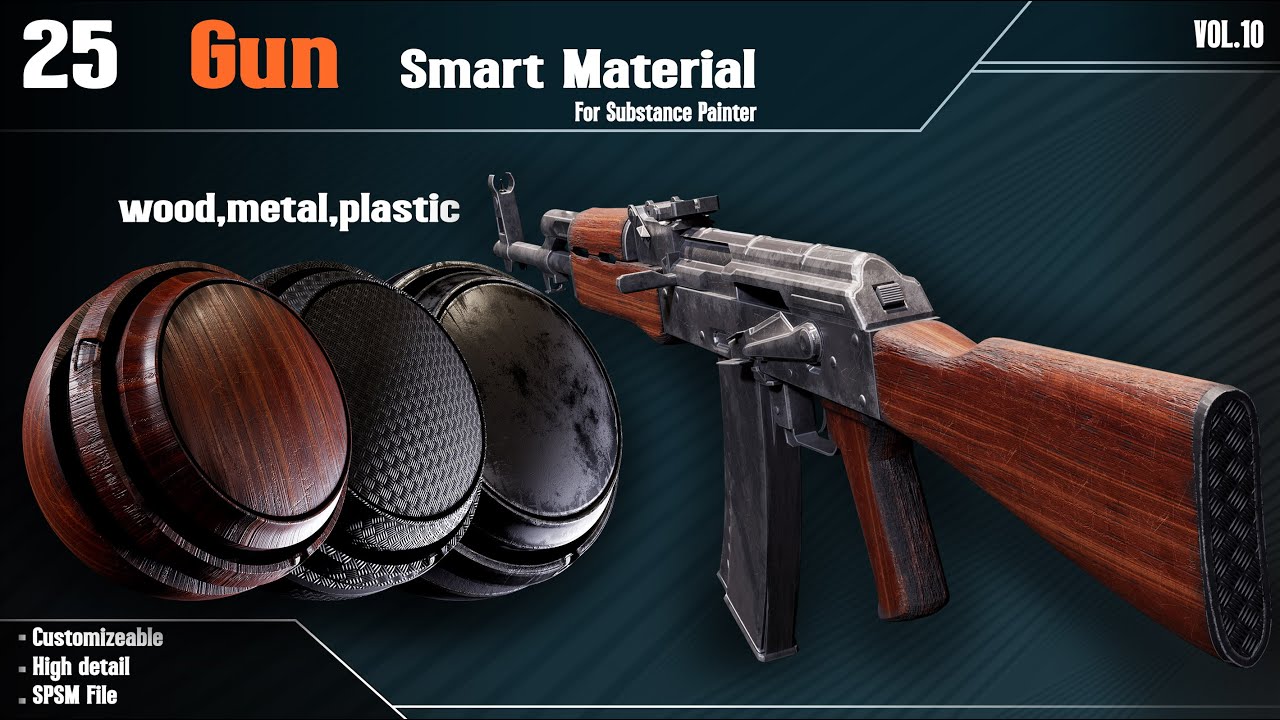 How to Create a Wood Smart material in Substance Painter - Part 01 (FREE Tutorial)